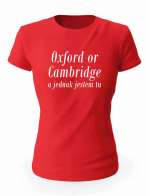 Koszulka Oxford Or Cambridge, T-Shirt Damski, Prezent