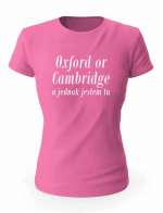 Koszulka Oxford Or Cambridge, T-Shirt Damski, Prezent