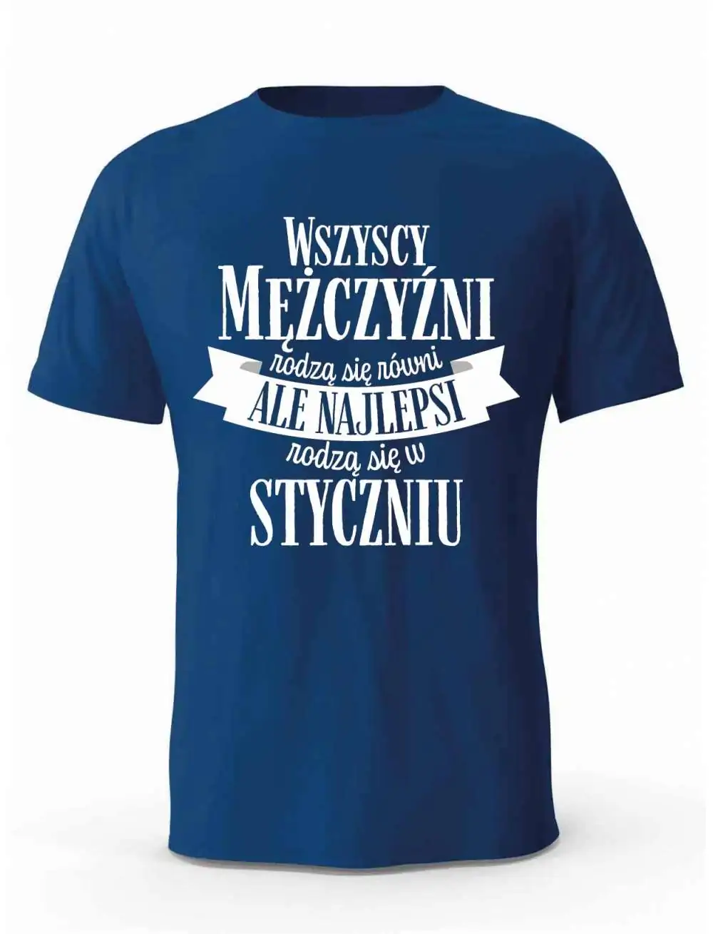 Koszulka Męska, Najlepsi  Rodzą Się w Styczniu, Prezent Dla Mężczyzny