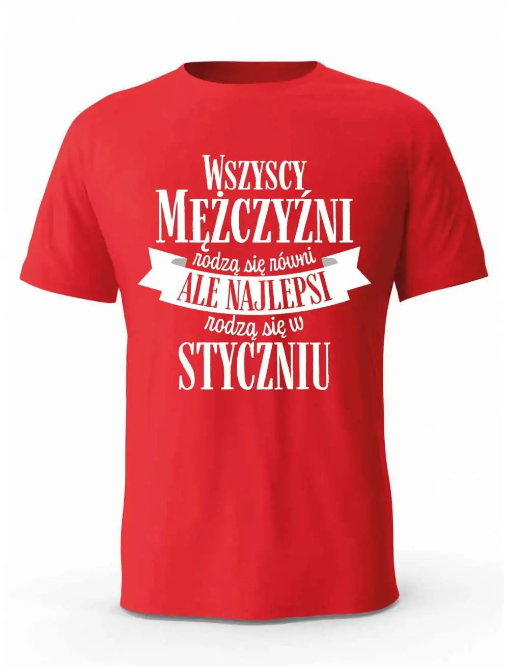 Koszulka Męska, Najlepsi  Rodzą Się w Styczniu, Prezent Dla Mężczyzny