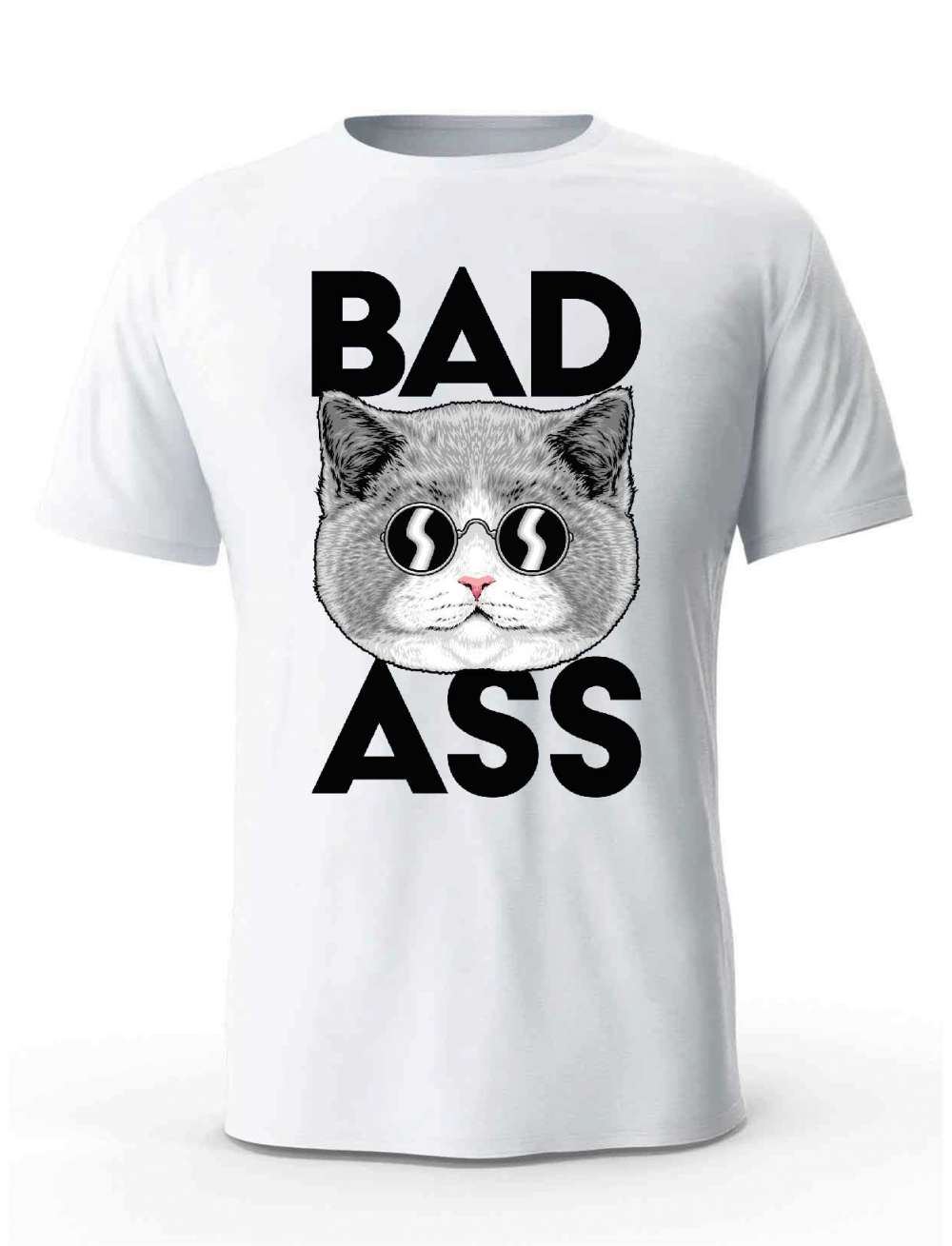 Koszulka Męska, Bad Ass, Prezent Dla Mężczyzny