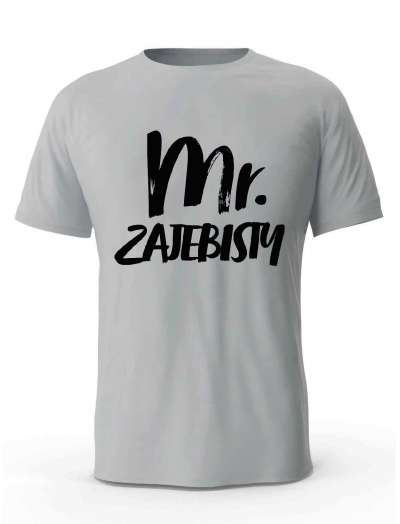 Koszulka Męska, Mr. Zajebisty, Prezent Dla Mężczyzny