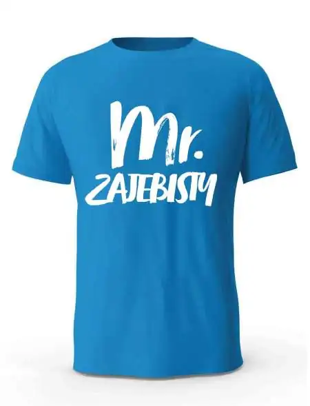 Koszulka Męska, Mr. Zajebisty, Prezent Dla Mężczyzny