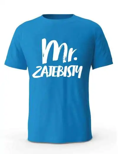Koszulka Męska, Mr. Zajebisty, Prezent Dla Mężczyzny