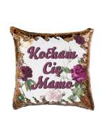 Poduszka Cekinowa, Kocham Cię Mama, Prezent 
