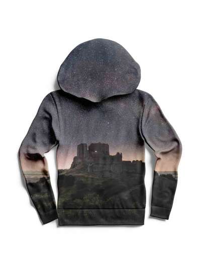 Bluza Fullprint z Kapturem, Night Castle 