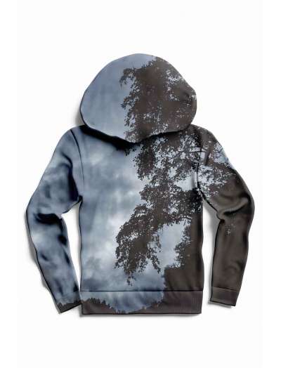 Bluza Fullprint z Kapturem, Dark Tree 