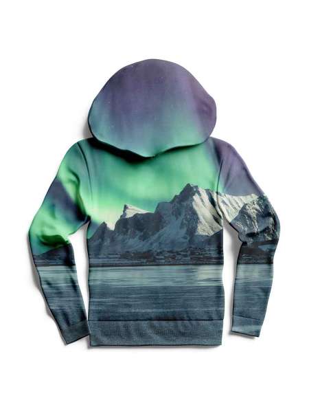 Bluza Fullprint z Kapturem, Moutain Aurora 