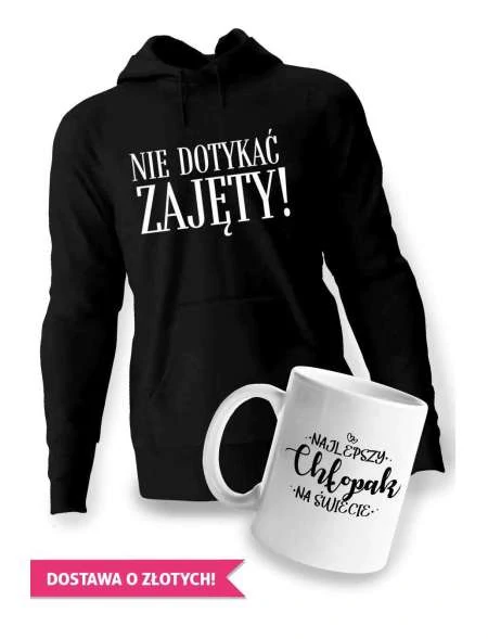 Zestaw Prezentowy na Dzień Chłopaka, Bluza i Kubek