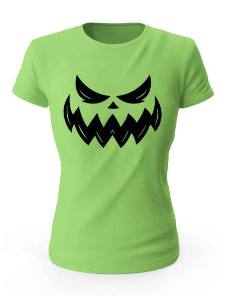 Koszulka Damska Na Halloween Cwany Uśmiech