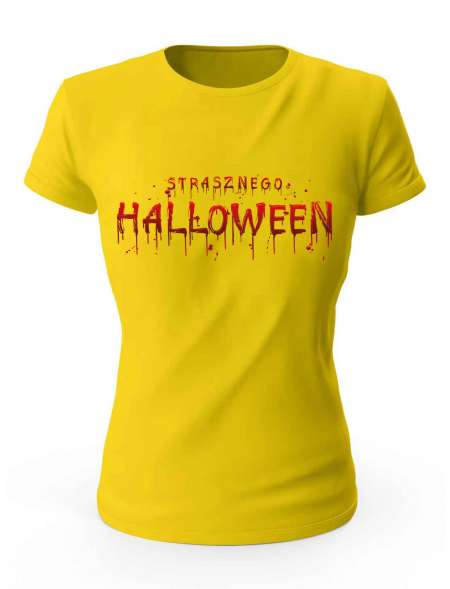 Koszulka Damska Na Strasznego Halloween