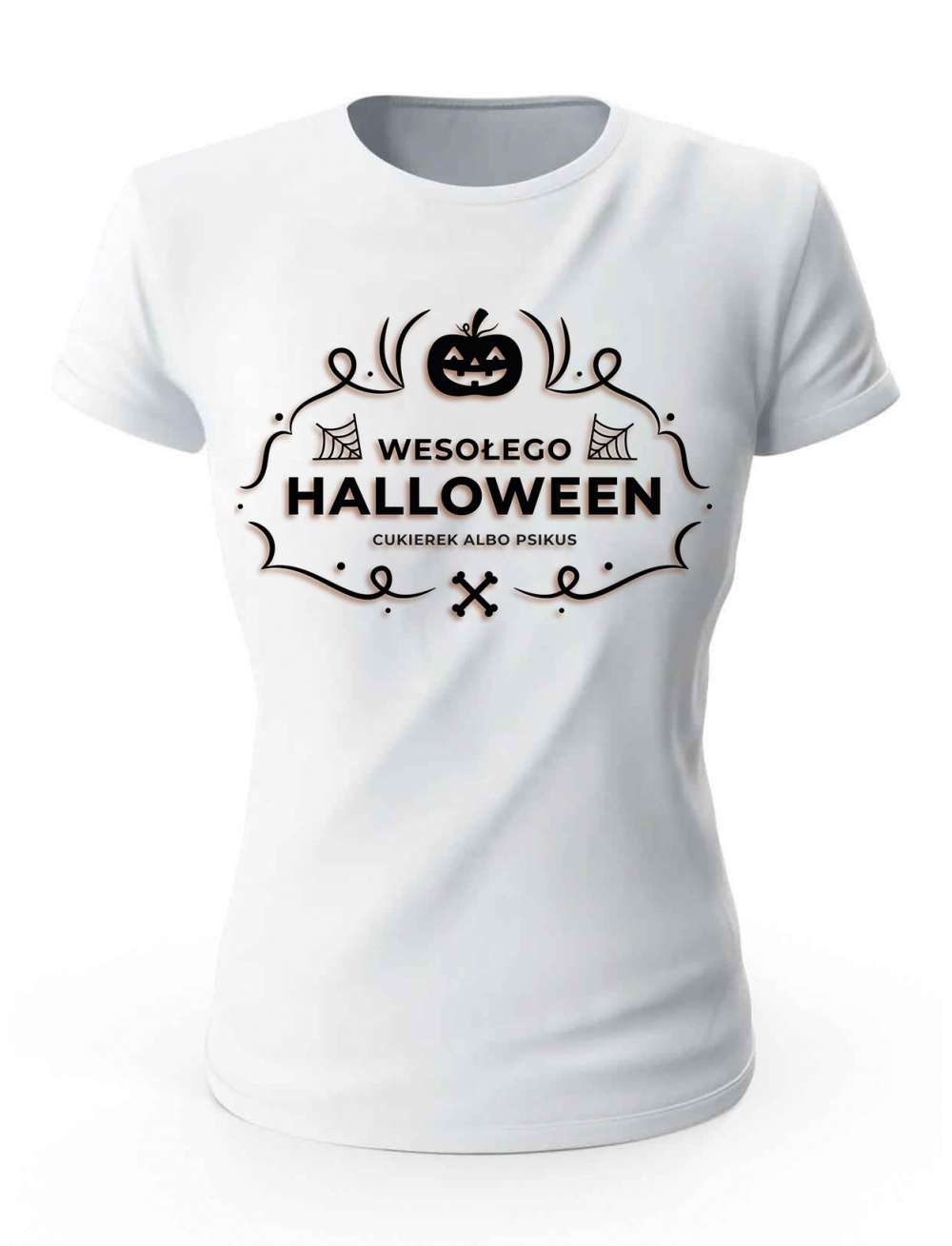 Koszulka Damska Na Wesołego Halloween
