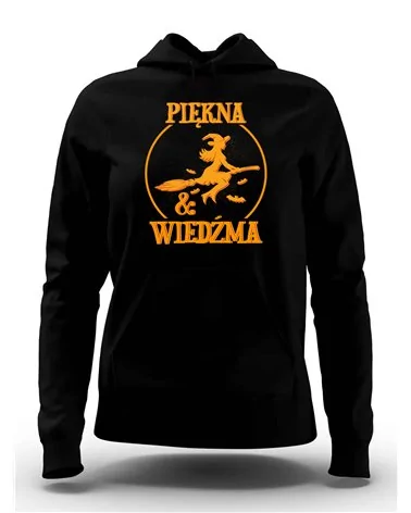 Bluza Damska z Kapturem, Piękna Wiedźma, Prezent