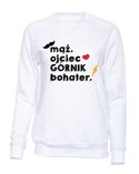 Bluza Męska Bez Kaptura, Mąż Ojciec Górnik Bohater