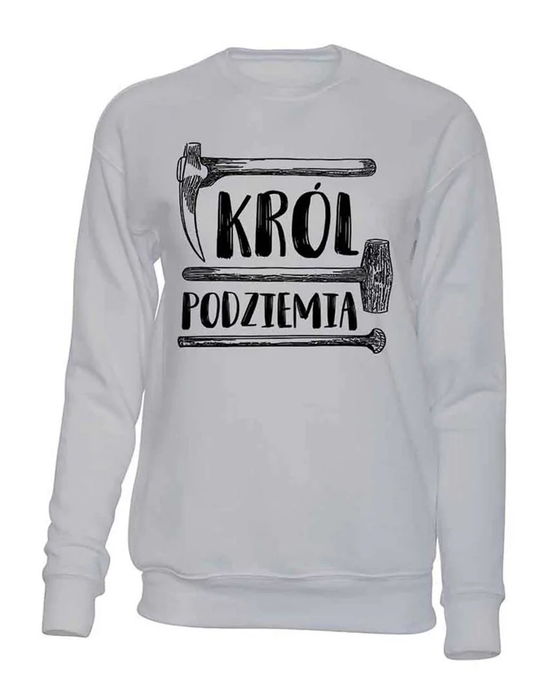 Bluza Męska Bez Kaptura, Król Podziemia