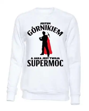 Bluza Męska Bez Kaptura, Jestem Gónikiem A Jaka Jest Twoja Supermoc