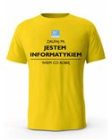 Koszulka Męska, Zaufaj Mi Jestem Informatykiem