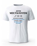 Koszulka Męska, Jestem Mechanikiem