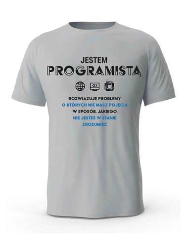 Koszulka Męska, Jestem Programistą