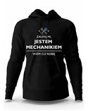 Bluza Męska z Kapturem, Zaufaj Mi Jestem Mechanikiem, Prezent