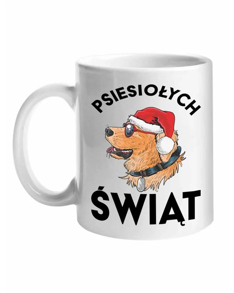 Kubek, Psiesiołych Świąt, Prezent Kubek, Psiesiołych Świąt, Prezent