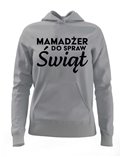 Bluza Damska z Kapturem, Mamadżer Do Spraw Świąt, Prezent
