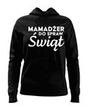 Bluza Damska z Kapturem, Mamadżer Do Spraw Świąt, Prezent