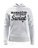 Bluza Damska z Kapturem, Mamadżer Do Spraw Świąt, Prezent