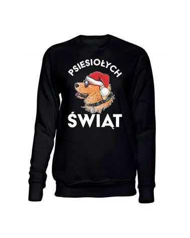  Bluza Bez Kaptura, Psiesiołych Świąt, Prezent
