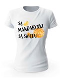 Koszulka Damska, Są Mandarynki Są Święta, Prezent