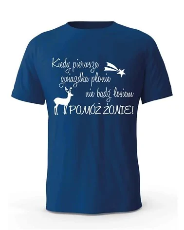 Koszulka Męska, Kiedy Pierwsza Gwiazdka Płonie, Prezent