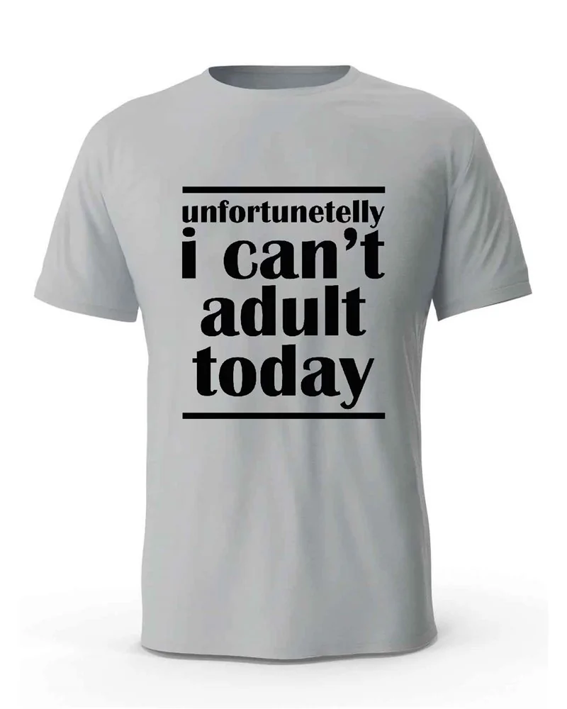 Koszulka Męska, I Can't Adult Today, Prezent