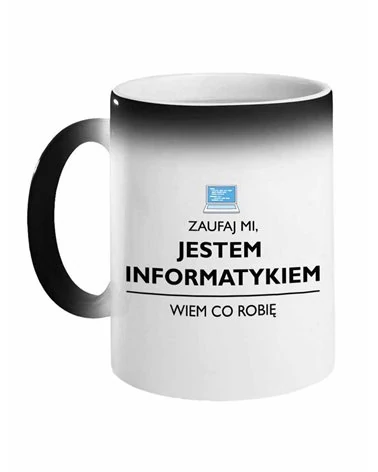 Kubek Magiczny, Zaufaj Mi Jestem Informatykiem, Prezent