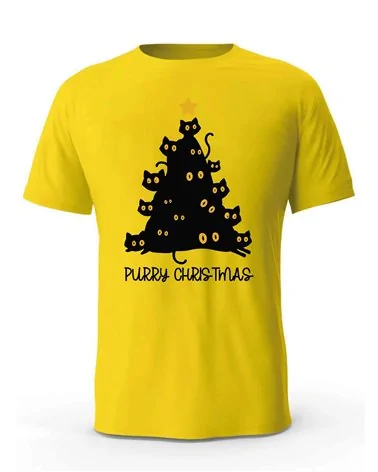 Koszulka Męska, Purry Christmas, Prezent