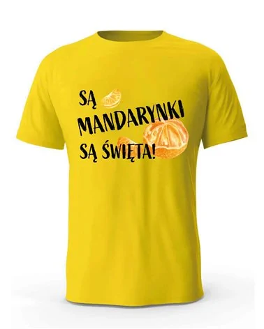 Koszulka Męska, Są Mandarynki Są Święta, Prezent