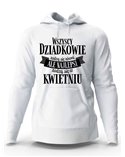 Bluza Męska z Kapturem, Najlepsi Dziadkowie Rodzą Się w Kwietniu, Prezent 