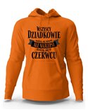 Bluza Męska z Kapturem, Najlepsi Dziadkowie Rodzą Się w Czerwcu, Prezent 