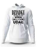 Bluza Męska z Kapturem, Dziadku Wnuk Ci Sie Udał, Prezent 