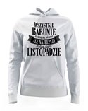 Bluza Damska z Kapturem, Najlepsze Babunie Rodzą Się w Listopadzie, Prezent