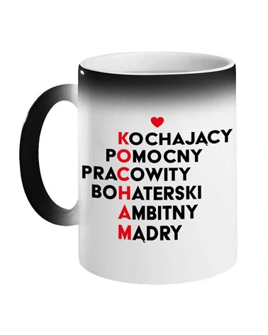 Kubek Magiczny, Kocham Krzyżówka,  Prezent