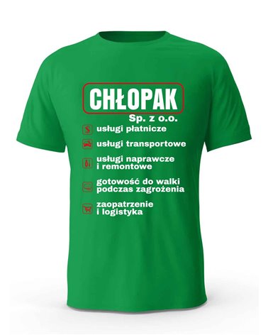 Koszulka Męska, Chłopak Sp. Z.O.O, Prezent