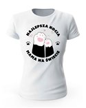 Koszulka Damska, Najlepsza Kocia Mama Na Świecie, Prezent