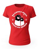 Koszulka Damska, Najlepsza Kocia Mama Na Świecie, Prezent
