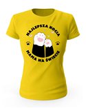 Koszulka Damska, Najlepsza Kocia Mama Na Świecie, Prezent