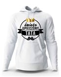 Bluza Męska z Kapturem, Świeżo Upieczony Tata- Złota Korona, Prezent 