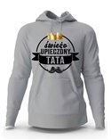 Bluza Męska z Kapturem, Świeżo Upieczony Tata- Złota Korona, Prezent 