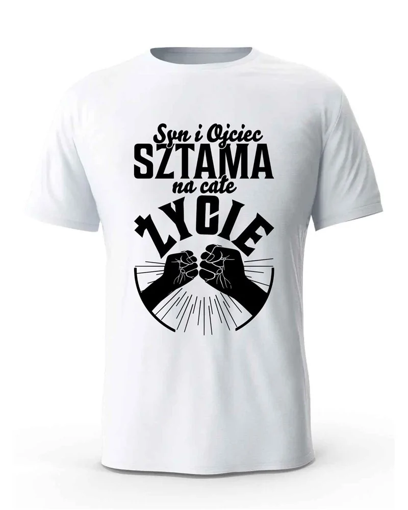 Koszulka Męska, Syn I Ojciec Sztama Na Całe Życie, Prezent