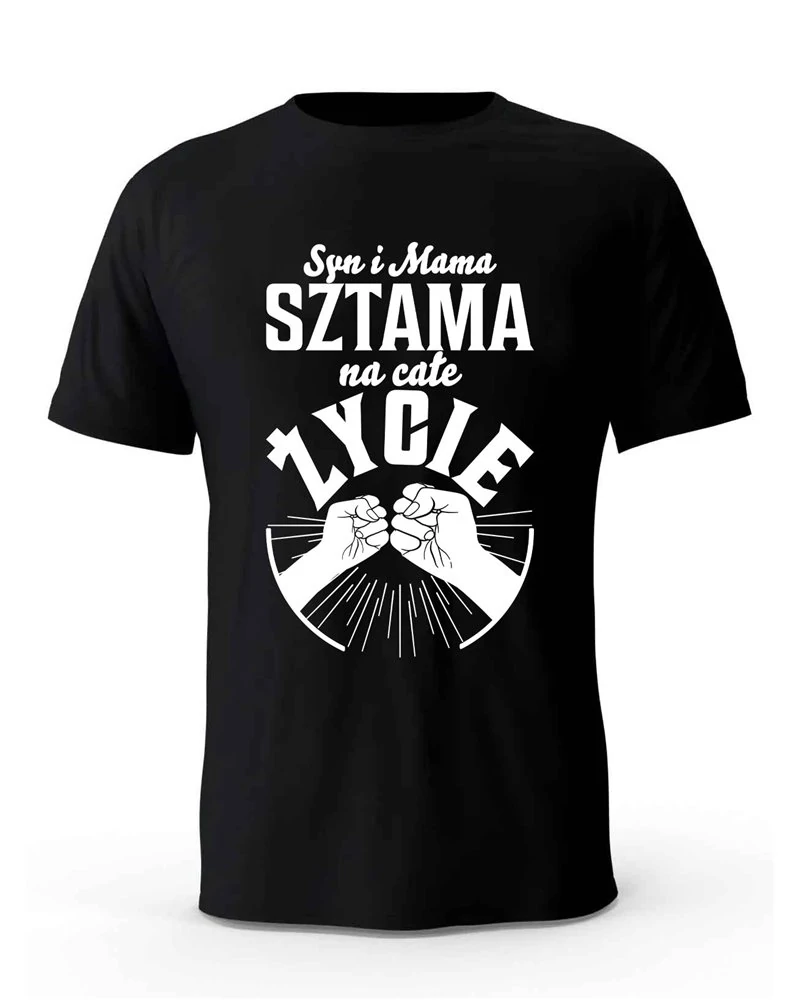 Koszulka Męska, Syn I Mama Sztama Na Całe Życie, Prezent
