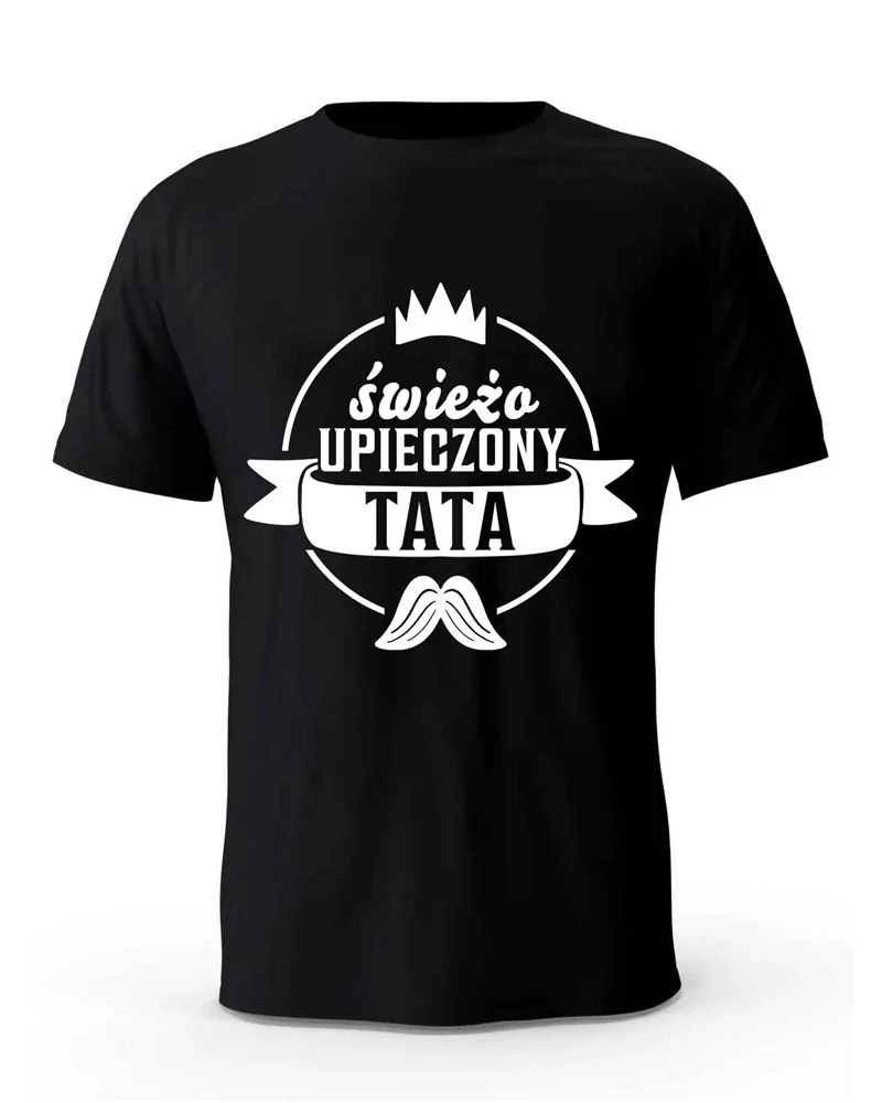Koszulka Męska, Świeżo Upieczony Tata, Prezent