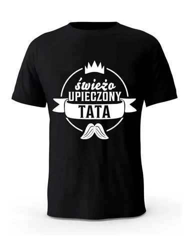 Koszulka Męska, Świeżo Upieczony Tata, Prezent